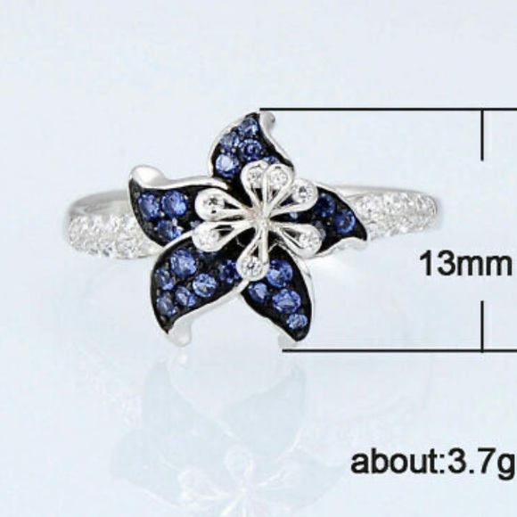 Jewelry New 925 Sterling Silver Cute Flower Ring Poshmark